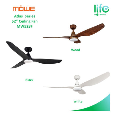 MW528F Smart Ceiling Fan 52" (Atlas Series Designer Model)