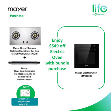 Mayer Lite: Purchase Gas Hob and Cooker Hood